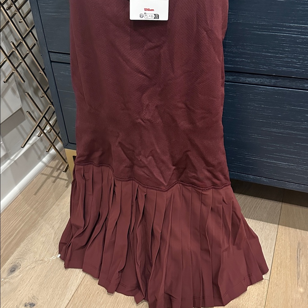 Wilson Racerback Mini Dress in Wine Red - Picture 4 of 5